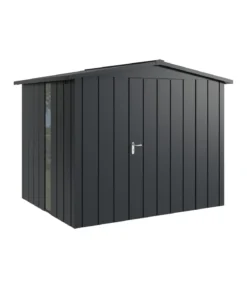 Hörmann Metallgerätehaus Juno JSD9 M-Sk Motiv Modern bodentiefes Fenster, ca. B285/H227/T237 cm