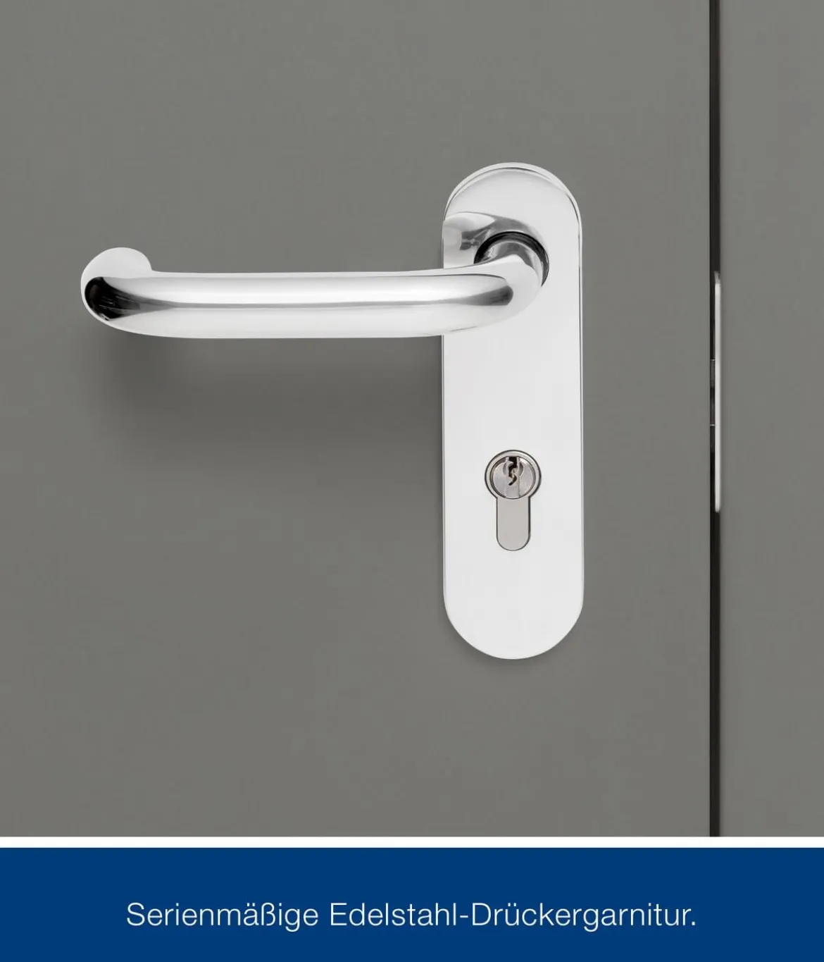 Hörmann Metallgerätehaus Juno JFD6 M-Sk Motiv Modern bodentiefes Fenster, ca. B229/H222/T277 cm