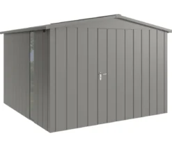 Hörmann Metallgerätehaus Juno JSD14 M-Sk Motiv Modern bodentiefes Fenster, ca. B333/H231/T325 cm