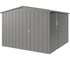 Hörmann Metallgerätehaus Juno JSD14 M-Sk Motiv Modern bodentiefes Fenster, ca. B333/H231/T325 cm