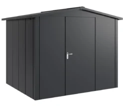 Hörmann Metallgerätehaus Juno JSD9 L-Sk Motiv Design, ca. B285/H227/T237 cm