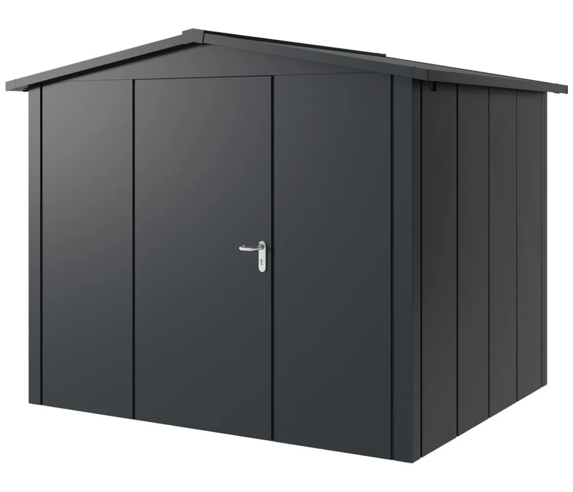 Hörmann Metallgerätehaus Juno JSD9 L-Sk Motiv Design, ca. B285/H227/T237 cm