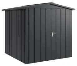 Hörmann Metallgerätehaus Juno JSD5 M-Sk Motiv Modern mit Doppeltür, ca. B237/H223/T229 cm
