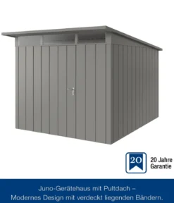 Hörmann Metallgerätehaus Juno JPD11 M-Sk Motiv Modern, ca. B277/H232/T358 cm