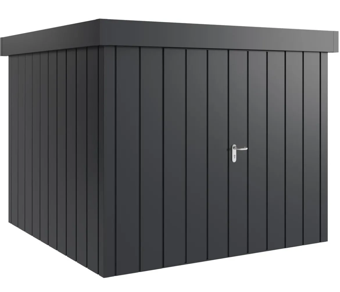 Hörmann Metallgerätehaus Juno JFD10 M-Sk Motiv Modern mit Doppeltür, ca. B277/H222/T277 cm