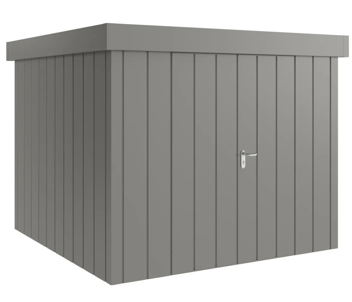 Hörmann Metallgerätehaus Juno JFD10 M-Sk Motiv Modern mit Doppeltür, ca. B277/H222/T277 cm