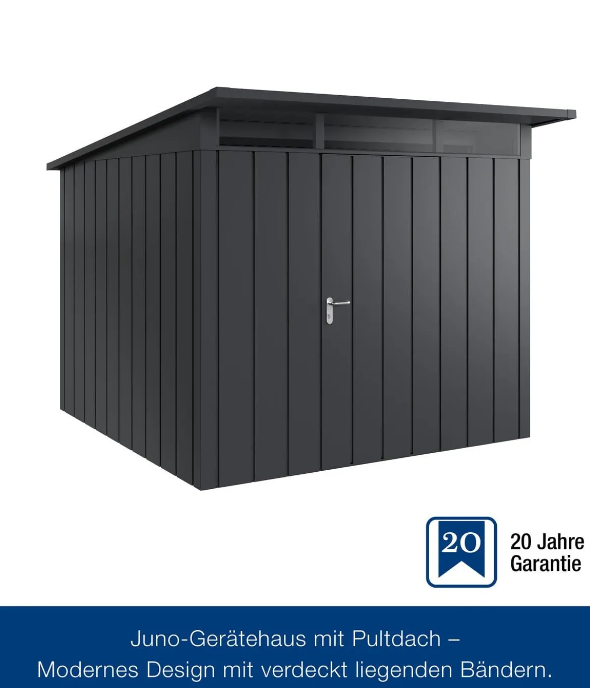 Hörmann Metallgerätehaus Juno JPD10 M-Sk Motiv Modern, ca. B277/H232/T310 cm