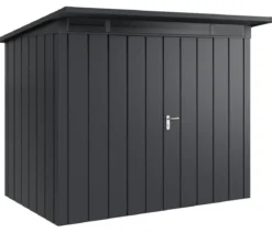 Hörmann Metallgerätehaus Juno JPD8 M-Sk Motiv Modern mit Doppeltür, ca. B277/H224/T214 cm
