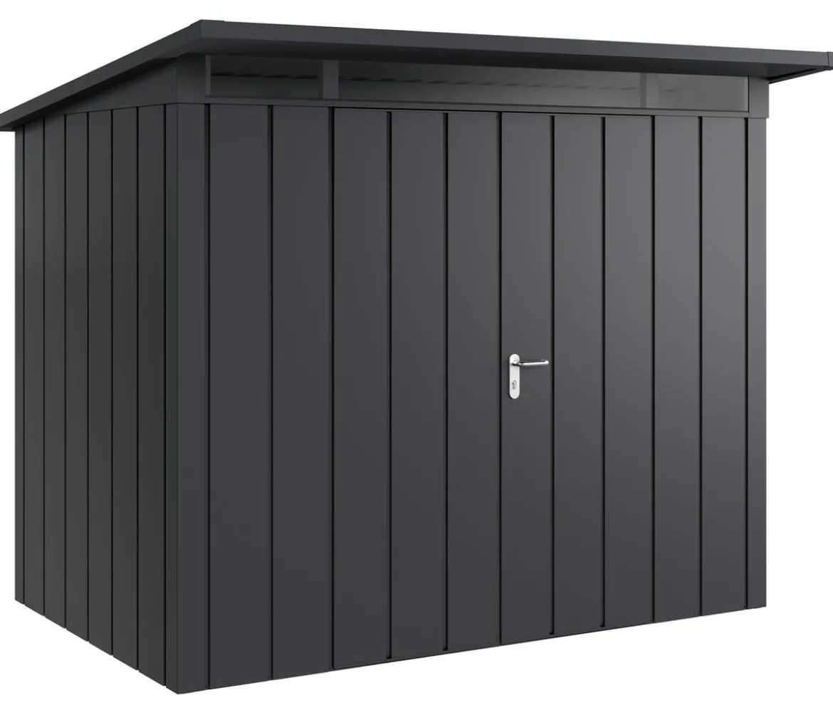 Hörmann Metallgerätehaus Juno JPD8 M-Sk Motiv Modern mit Doppeltür, ca. B277/H224/T214 cm