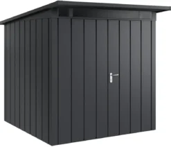 Hörmann Metallgerätehaus Juno JPD5 M-Sk Motiv Modern mit Doppeltür, ca. B229/H224/T262 cm