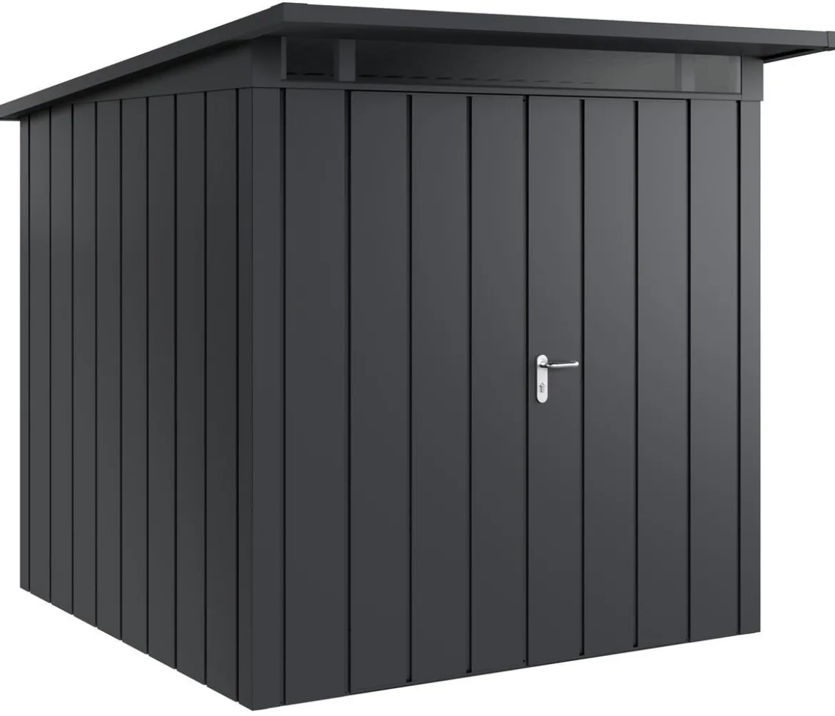 Hörmann Metallgerätehaus Juno JPD5 M-Sk Motiv Modern mit Doppeltür, ca. B229/H224/T262 cm