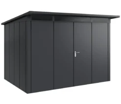 Hörmann Metallgerätehaus Juno JPD12 L-Sk Motiv Design mit Doppeltür, ca. B325/H224/T262 cm