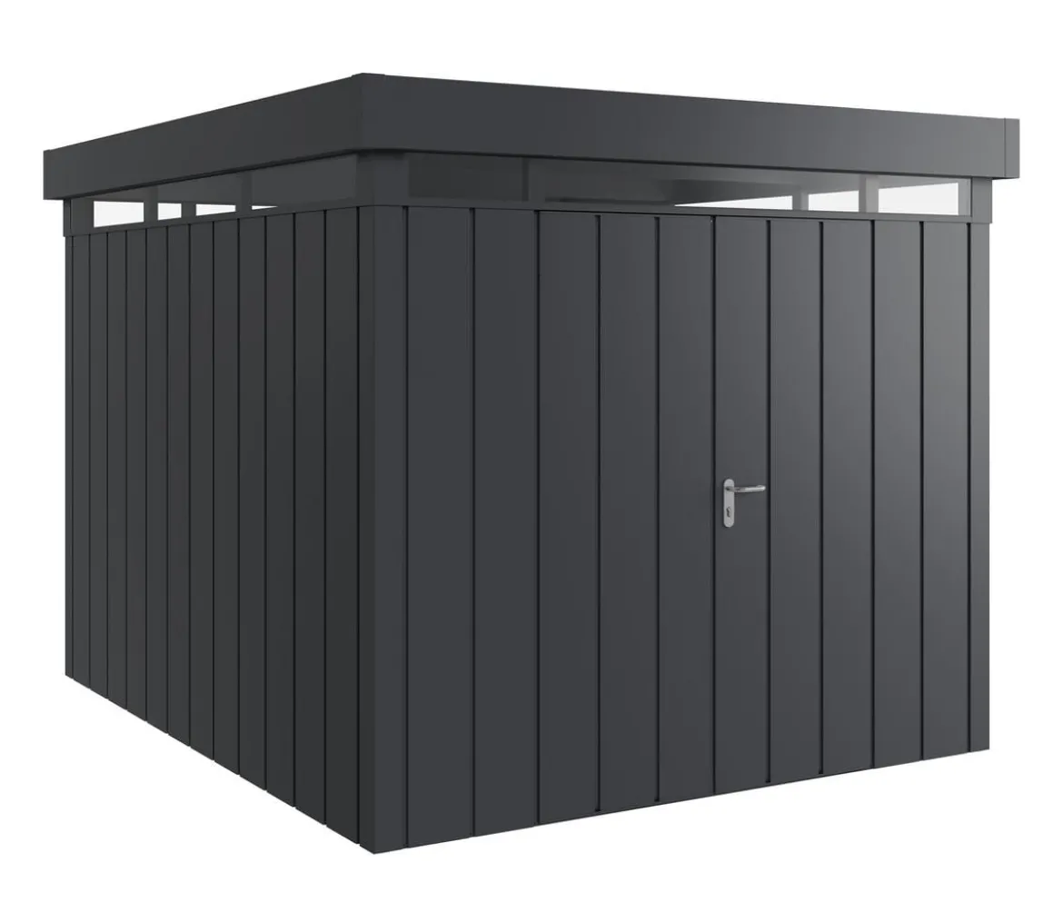 Hörmann Metallgerätehaus Juno mit Lichtband & Doppeltür JFD11 M-Sk, ca. B277/H239/T325 cm