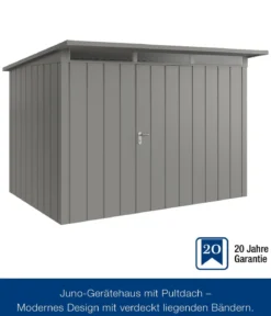 Hörmann Metallgerätehaus Juno JPD12 M-Sk Motiv Modern, ca. B325/H224/T262 cm