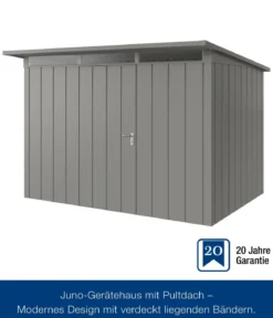 Hörmann Metallgerätehaus Juno JPD12 M-Sk Motiv Modern, ca. B325/H224/T262 cm