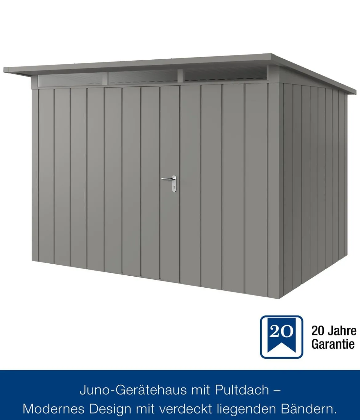 Hörmann Metallgerätehaus Juno JPD12 M-Sk Motiv Modern, ca. B325/H224/T262 cm