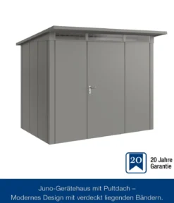 Hörmann Metallgerätehaus Juno JPD8 L-Sk Motiv Design, ca. B277/H224/T214 cm