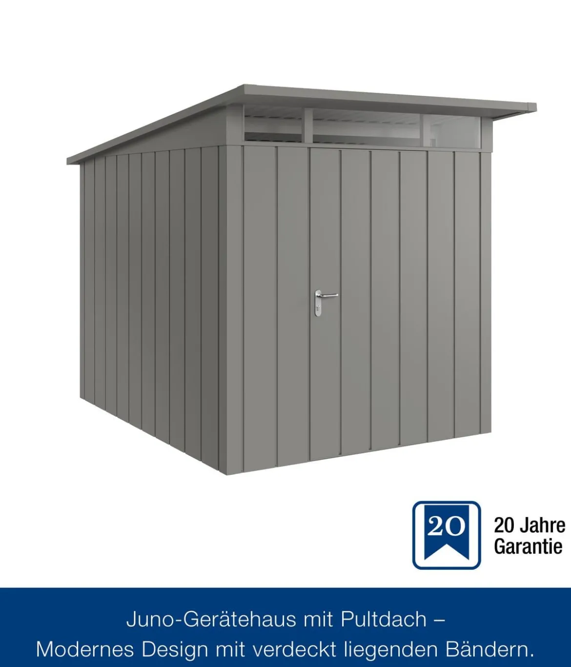 Hörmann Metallgerätehaus Juno JPD6 M-Sk Motiv Modern, ca. B229/H232/T310 cm
