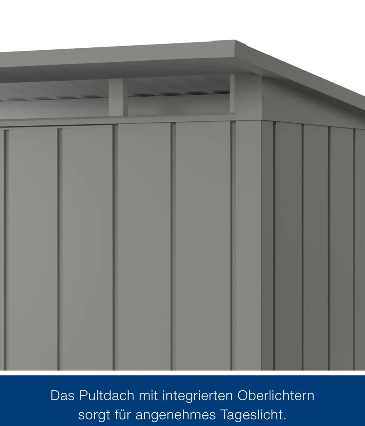 Hörmann Metallgerätehaus Juno JPD6 M-Sk Motiv Modern, ca. B229/H232/T310 cm