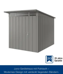 Hörmann Metallgerätehaus Juno JPD6 M-Sk Motiv Modern, ca. B229/H232/T310 cm