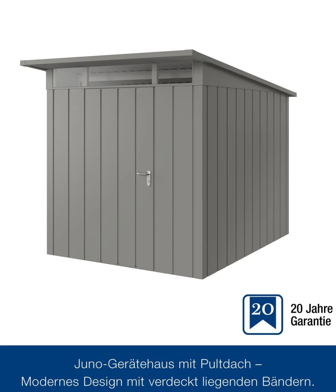 Hörmann Metallgerätehaus Juno JPD6 M-Sk Motiv Modern, ca. B229/H232/T310 cm