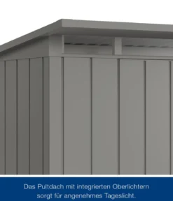 Hörmann Metallgerätehaus Juno JPD6 M-Sk Motiv Modern, ca. B229/H232/T310 cm