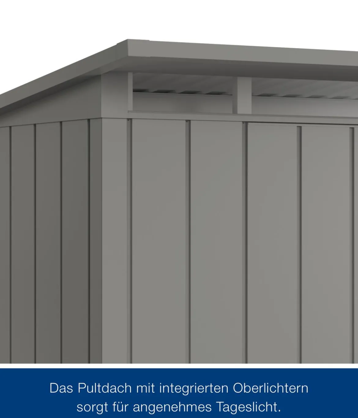 Hörmann Metallgerätehaus Juno JPD6 M-Sk Motiv Modern, ca. B229/H232/T310 cm