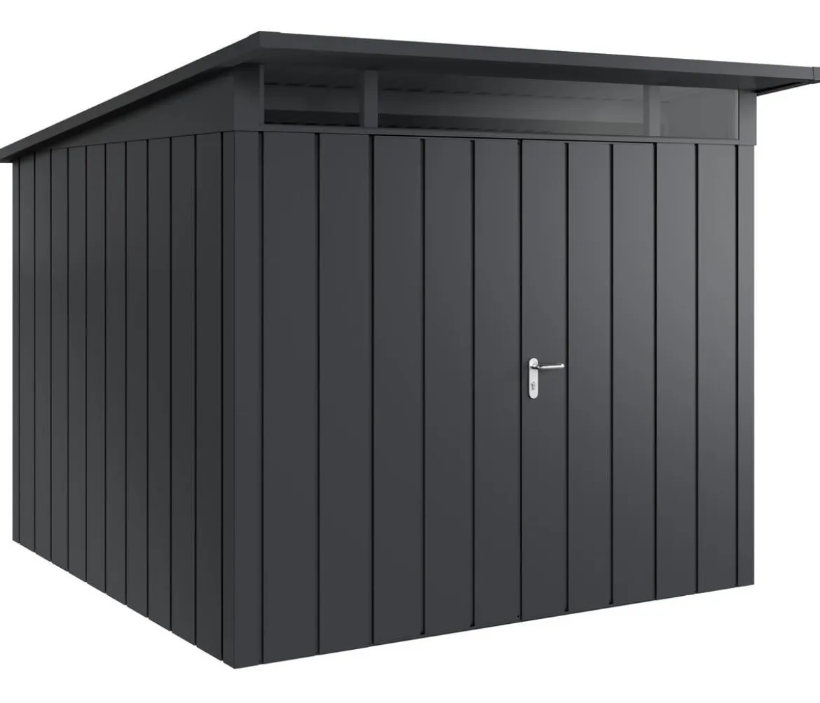 Hörmann Metallgerätehaus Juno JPD10 M-Sk Motiv Modern mit Doppeltür, ca. B277/H232/T310 cm
