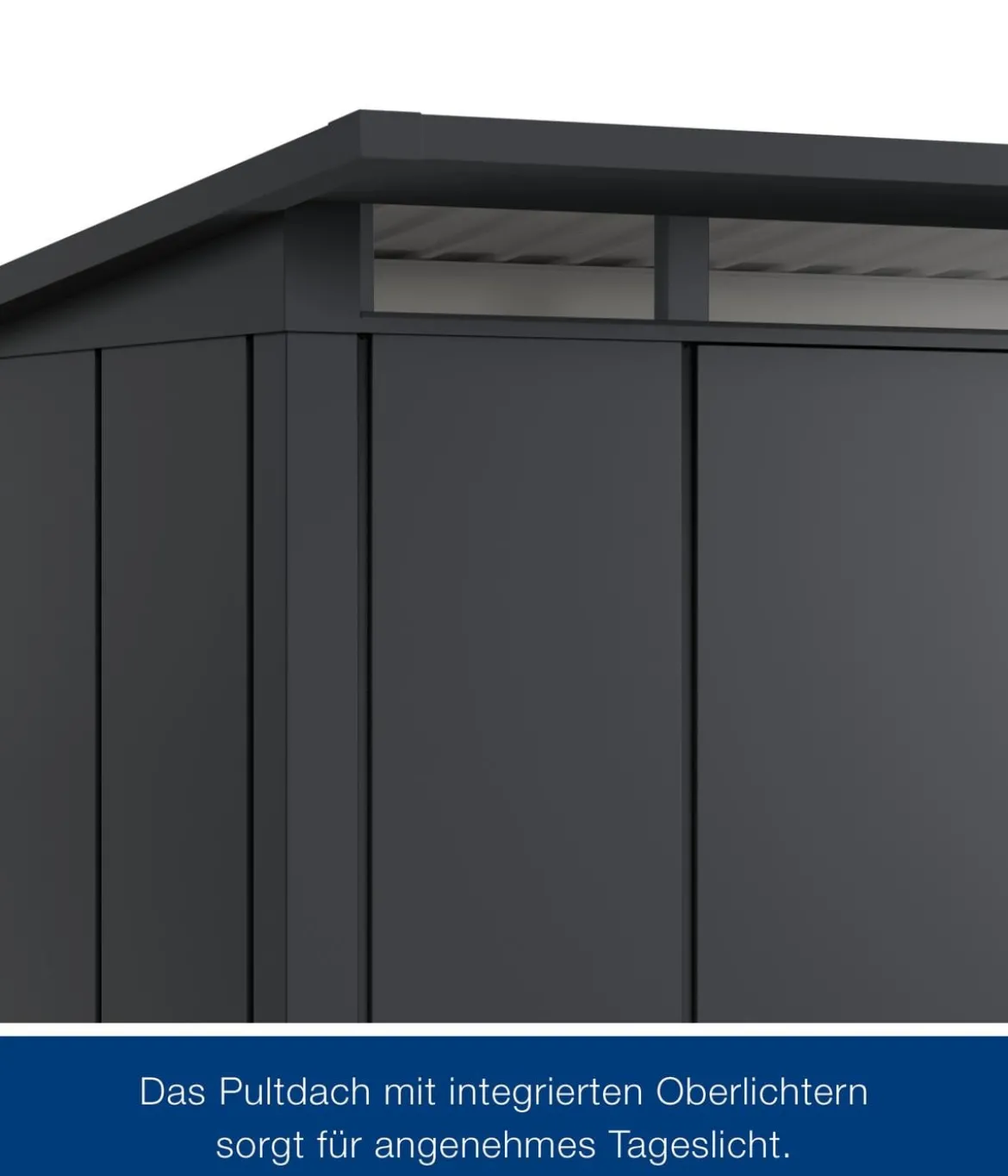 Hörmann Metallgerätehaus Juno JPD13 L-Sk Motiv Design, ca. B325/H232/T310 cm