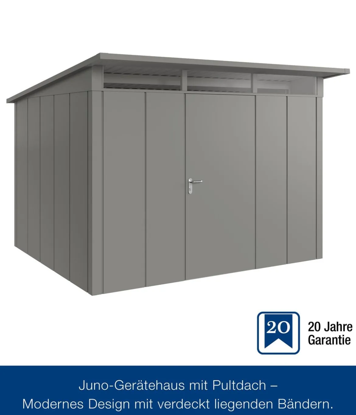 Hörmann Metallgerätehaus Juno JPD13 L-Sk Motiv Design, ca. B325/H232/T310 cm
