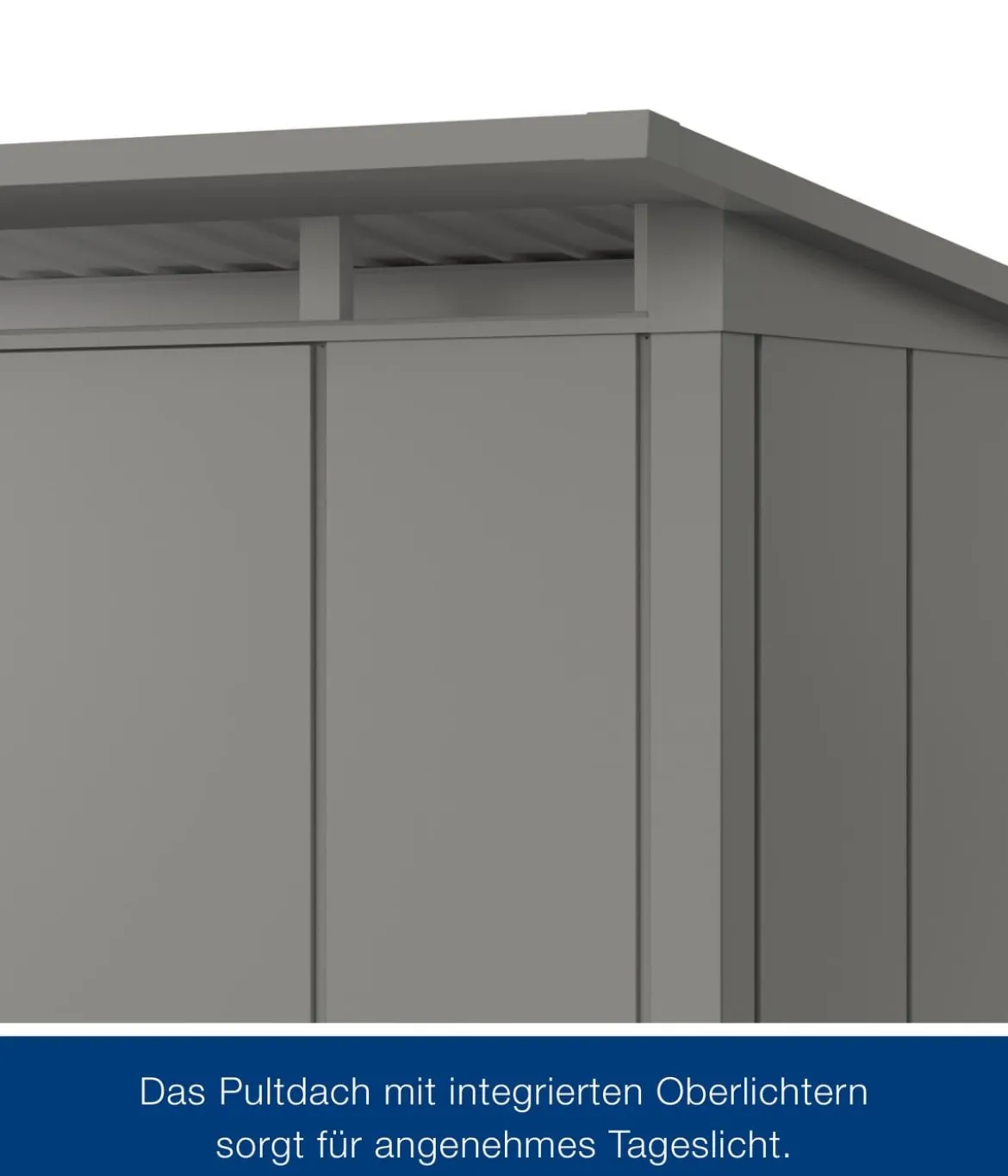 Hörmann Metallgerätehaus Juno JPD13 L-Sk Motiv Design, ca. B325/H232/T310 cm