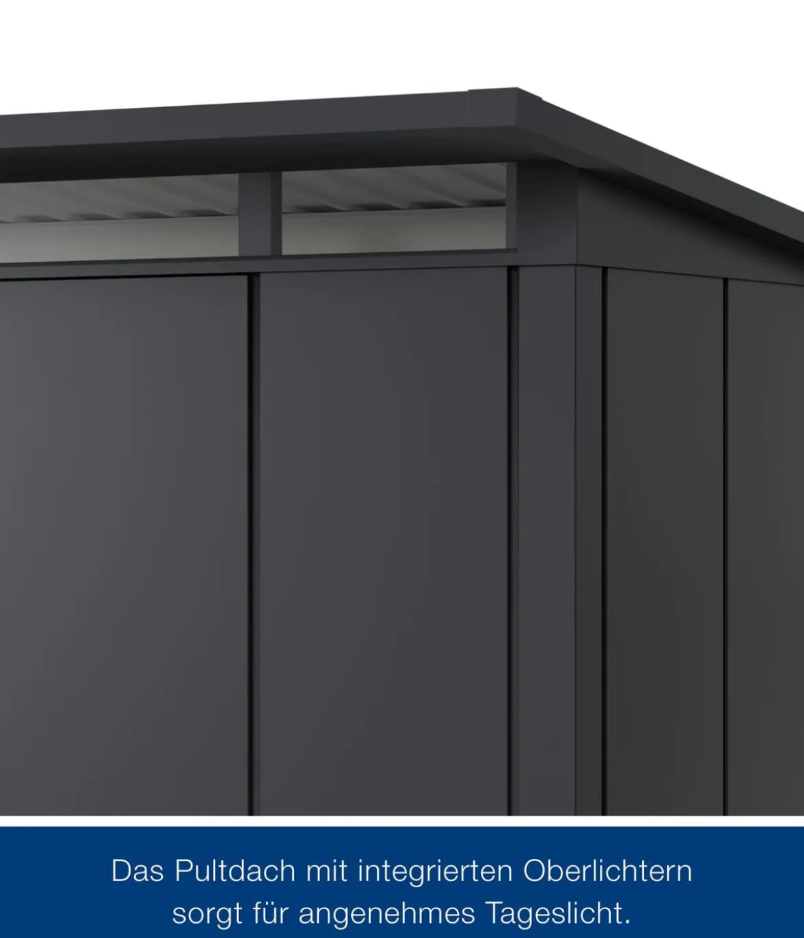Hörmann Metallgerätehaus Juno JPD13 L-Sk Motiv Design, ca. B325/H232/T310 cm