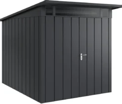 Hörmann Metallgerätehaus Juno JPD6 M-Sk Motiv Modern mit Doppeltür, ca. B229/H232/T310 cm