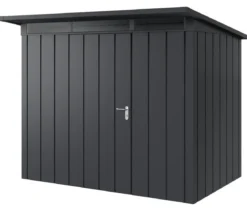 Hörmann Metallgerätehaus Juno JPD8 M-Sk Motiv Modern, ca. B277/H224/T214 cm