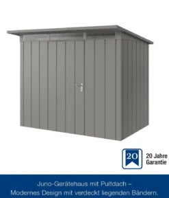 Hörmann Metallgerätehaus Juno JPD8 M-Sk Motiv Modern, ca. B277/H224/T214 cm