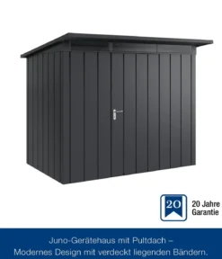 Hörmann Metallgerätehaus Juno JPD8 M-Sk Motiv Modern, ca. B277/H224/T214 cm
