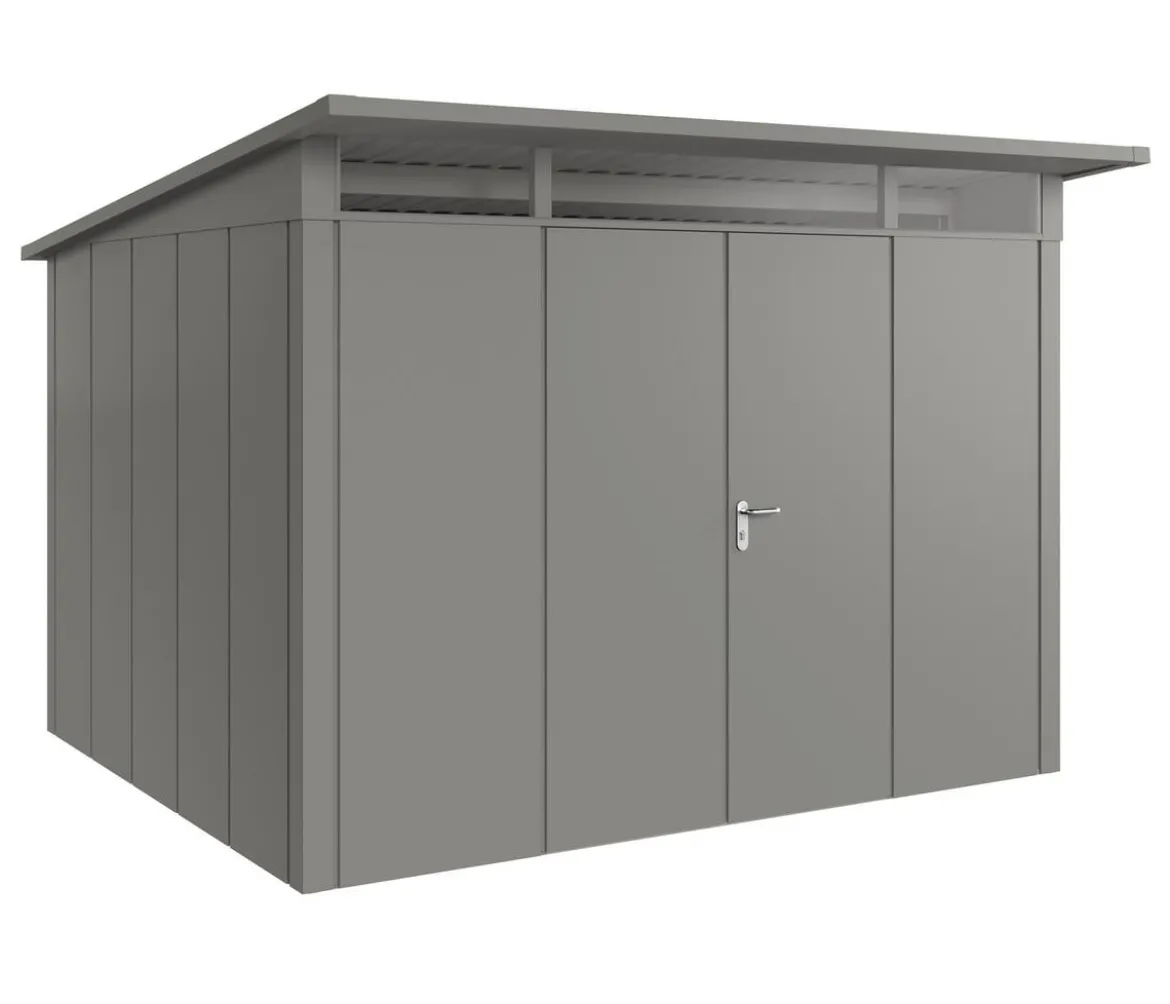 Hörmann Metallgerätehaus Juno JPD13 L-Sk Motiv Design mit Doppeltür, ca. B325/H232/T310 cm