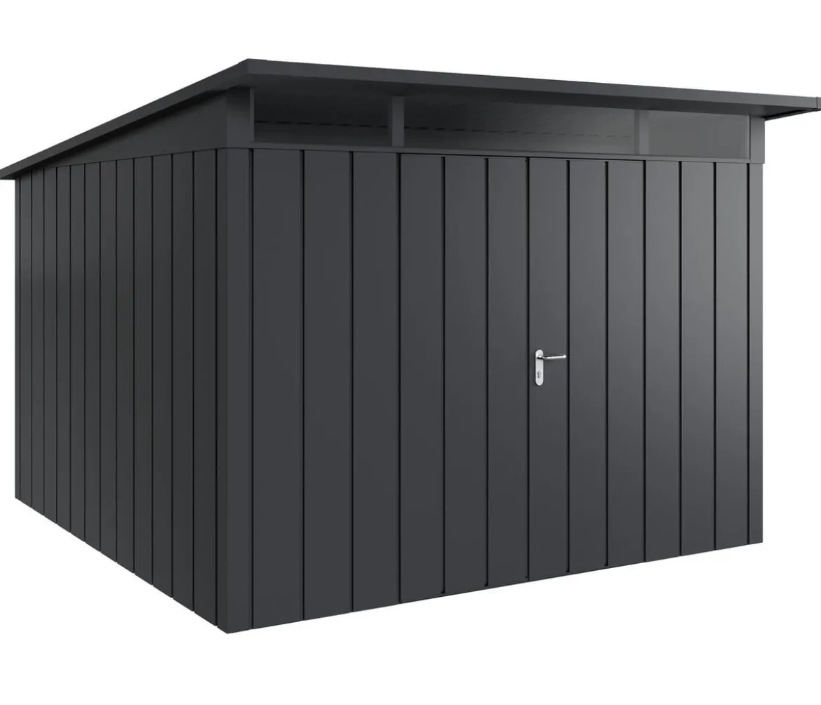Hörmann Metallgerätehaus Juno JPD14 M-Sk Motiv Modern mit Doppeltür, ca. B325/H232/T358 cm