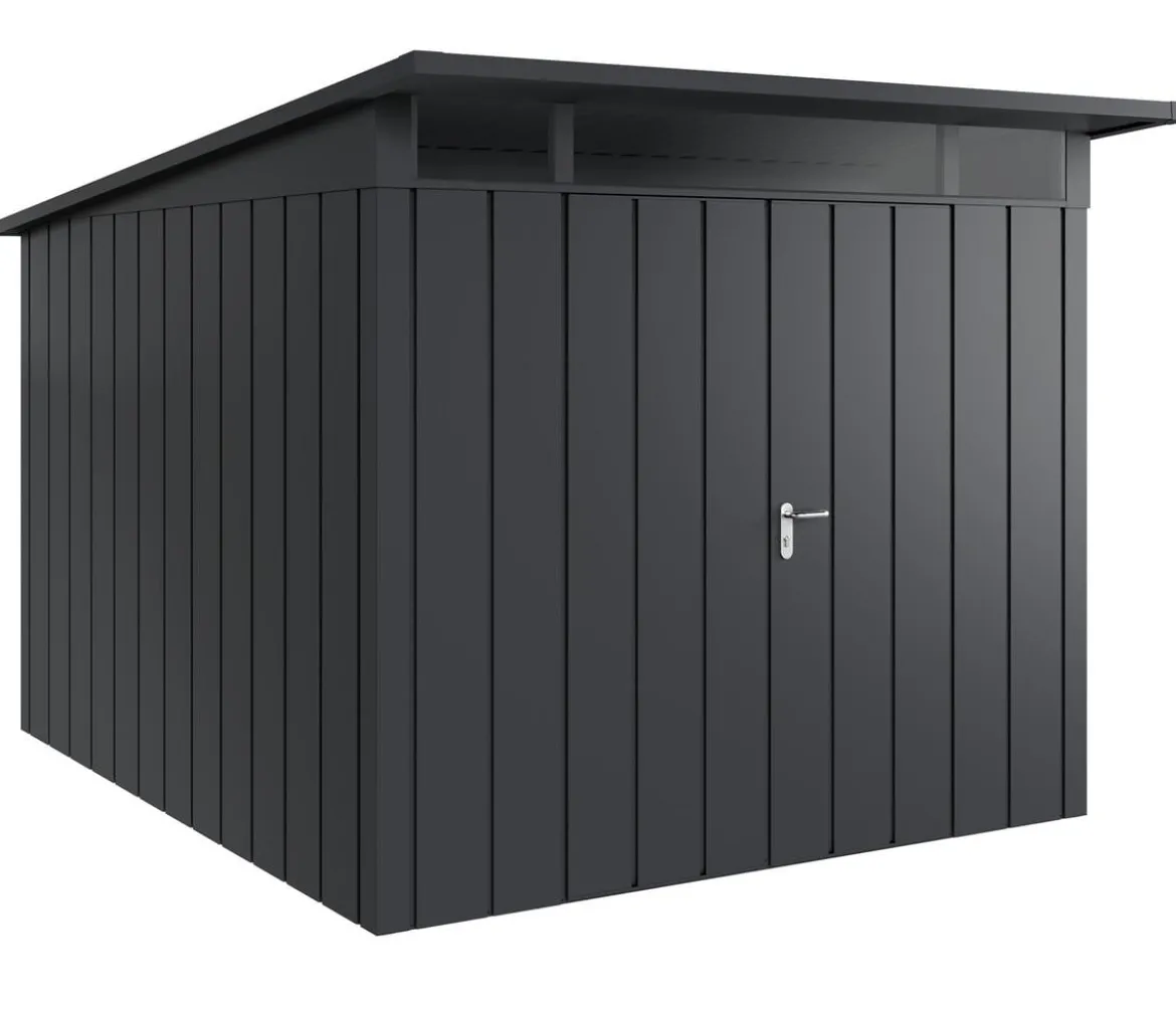 Hörmann Metallgerätehaus Juno JPD11 M-Sk Motiv Modern mit Doppeltür, ca. B277/H232/T358 cm