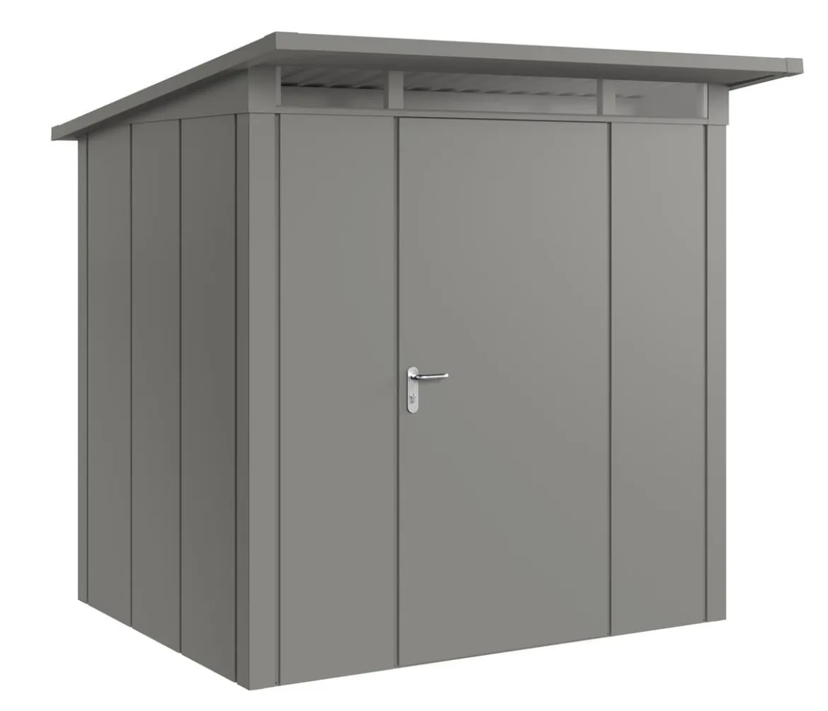 Hörmann Metallgerätehaus Juno JPD4 L-Sk Motiv Design, ca. B229/H224/T214 cm
