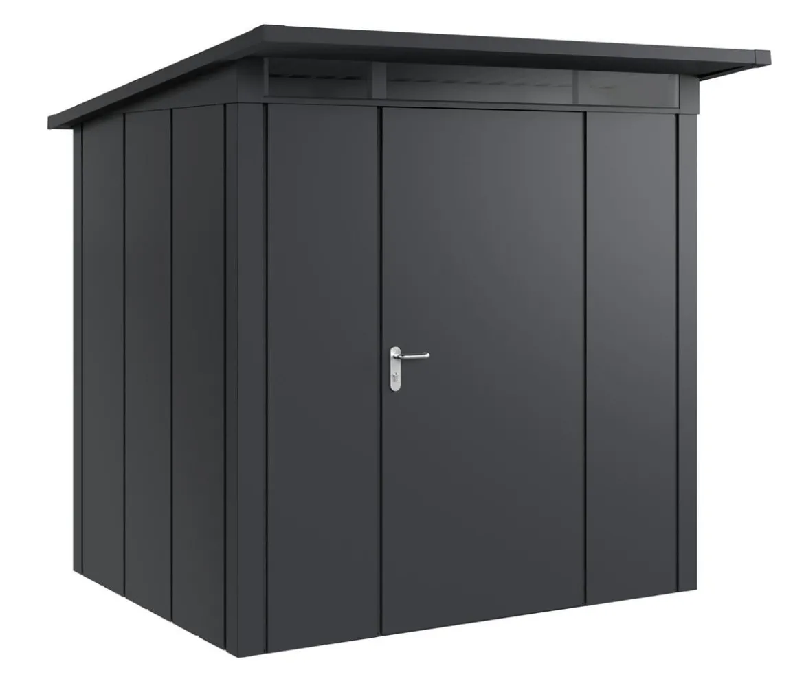 Hörmann Metallgerätehaus Juno JPD4 L-Sk Motiv Design, ca. B229/H224/T214 cm