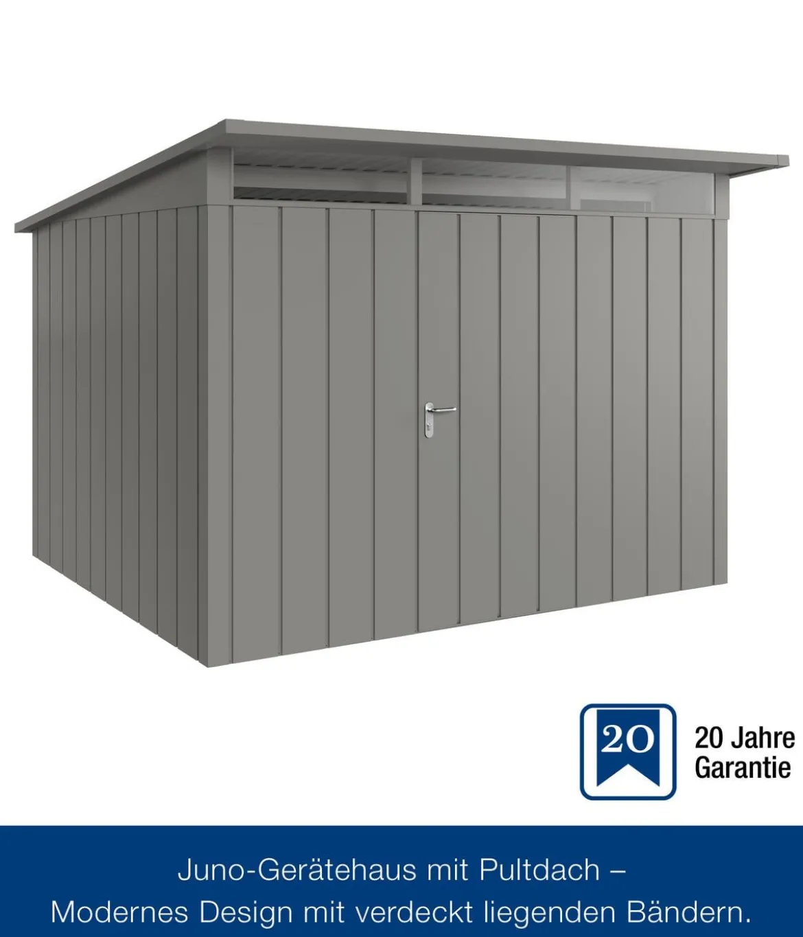 Hörmann Metallgerätehaus Juno JPD13 M-Sk Motiv Modern, ca. B325/H232/T310 cm