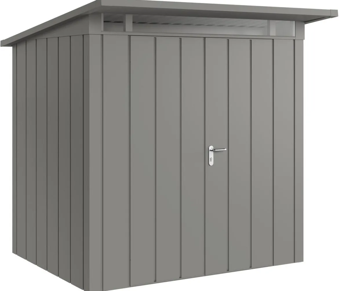 Hörmann Metallgerätehaus Juno JPD4 M-Sk Motiv Modern mit Doppeltür, ca. B229/H224/T214 cm
