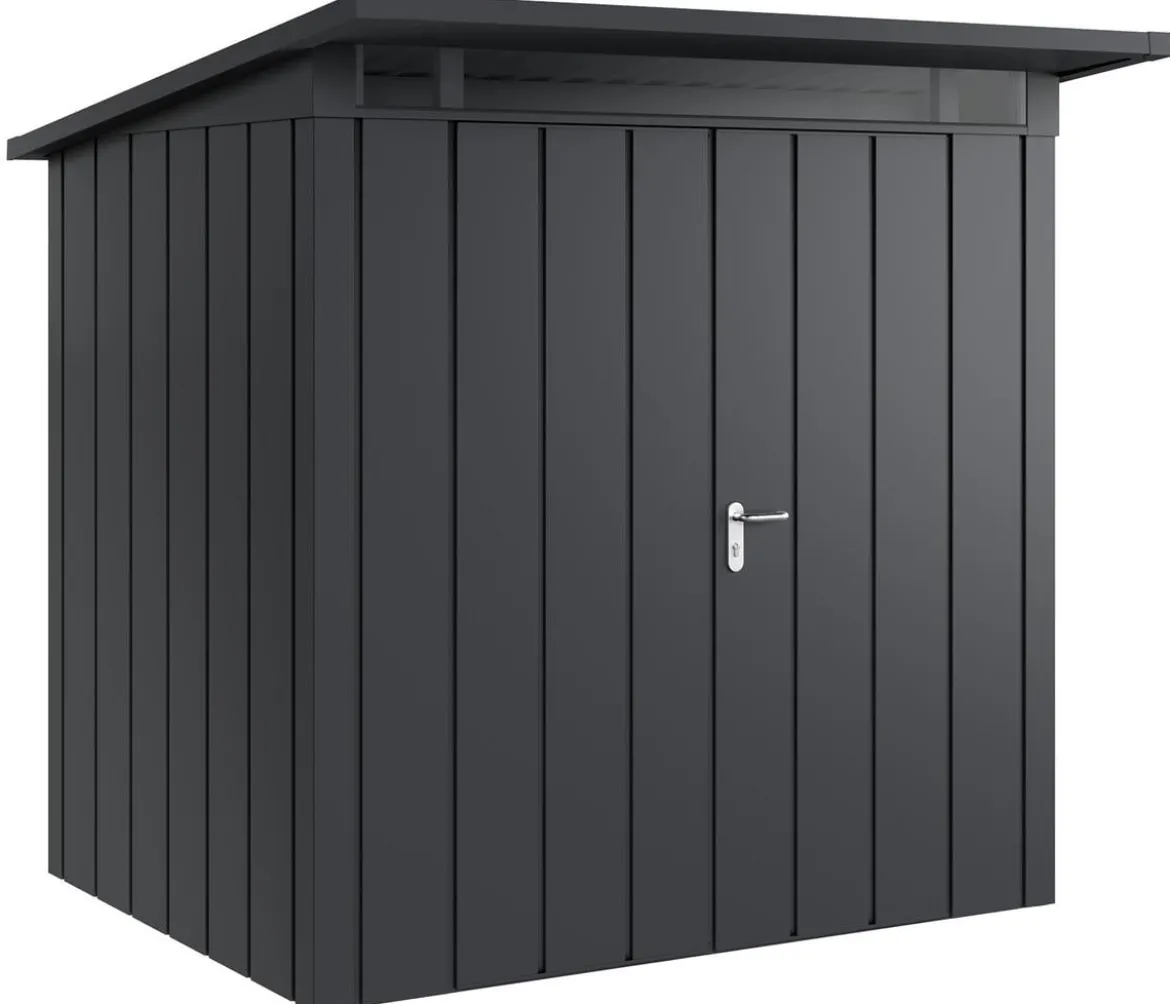 Hörmann Metallgerätehaus Juno JPD4 M-Sk Motiv Modern mit Doppeltür, ca. B229/H224/T214 cm
