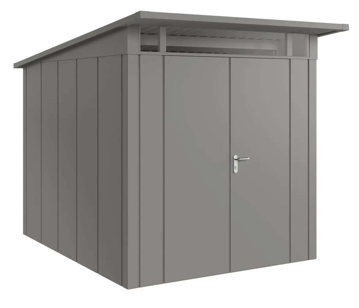Hörmann Metallgerätehaus Juno JPD6 L-Sk Motiv Design mit Doppeltür, ca. B229/H232/T310 cm