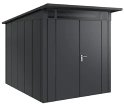 Hörmann Metallgerätehaus Juno JPD6 L-Sk Motiv Design mit Doppeltür, ca. B229/H232/T310 cm