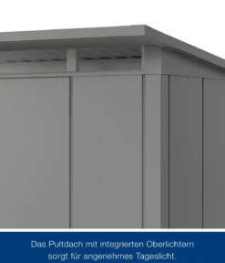Hörmann Metallgerätehaus Juno JPD9 L-Sk Motiv Design, ca. B277/H224/T262 cm
