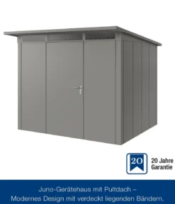 Hörmann Metallgerätehaus Juno JPD9 L-Sk Motiv Design, ca. B277/H224/T262 cm