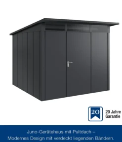 Hörmann Metallgerätehaus Juno JPD10 L-Sk Motiv Design, ca. B277/H232/T310 cm