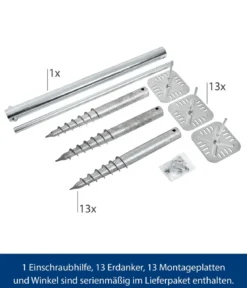 Hörmann Schraubfundament Set Typ 3